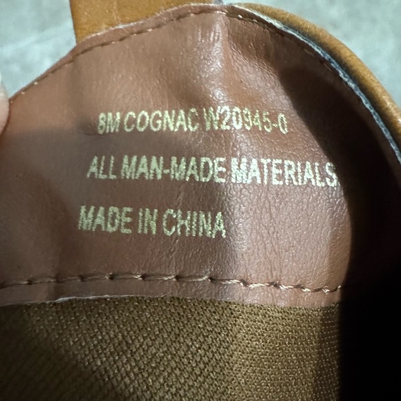 Women's Brown Braided Ankle Boots - Picture 6 of 6